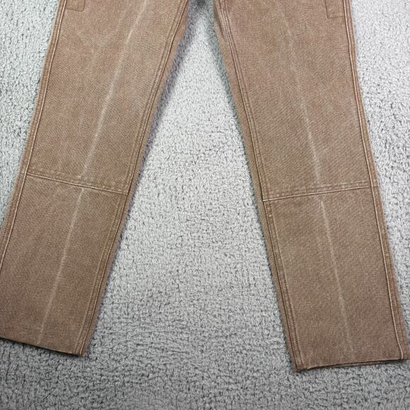 Taylor Stitch The Chore Pants Mens 28x30 Brown Boss Duck Canvas Double Knee Work - Picture 3 of 16